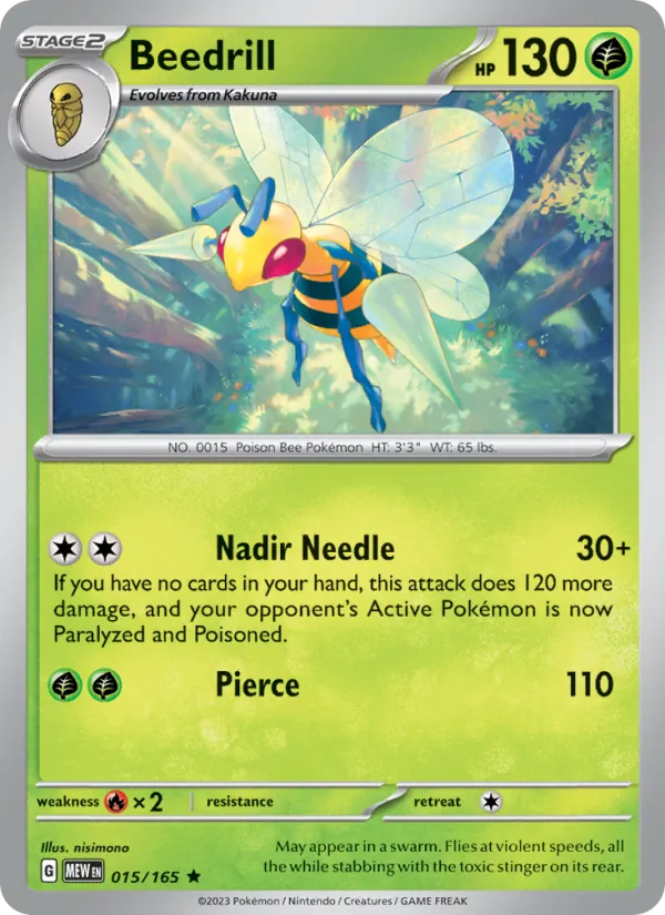 Beedrill 015/165 151
