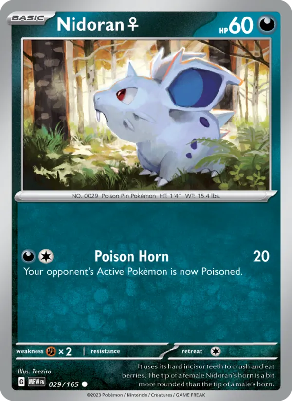 Nidoran♀ 029/165 151