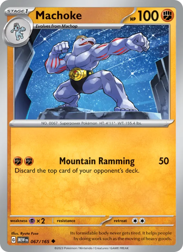 Machoke 067/165 151