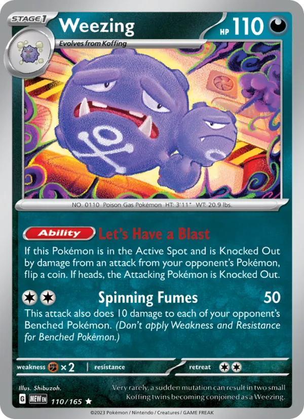 Weezing 110/165 151