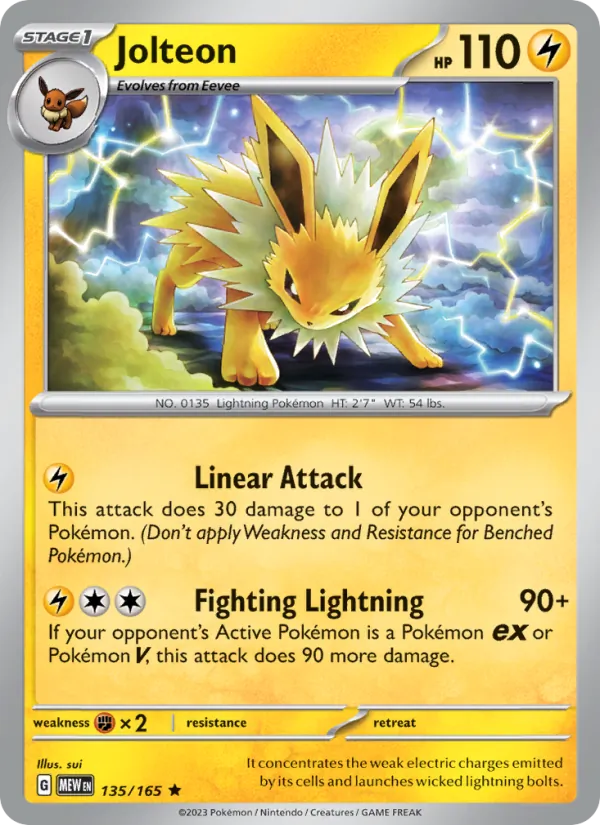 Jolteon 135/165 151