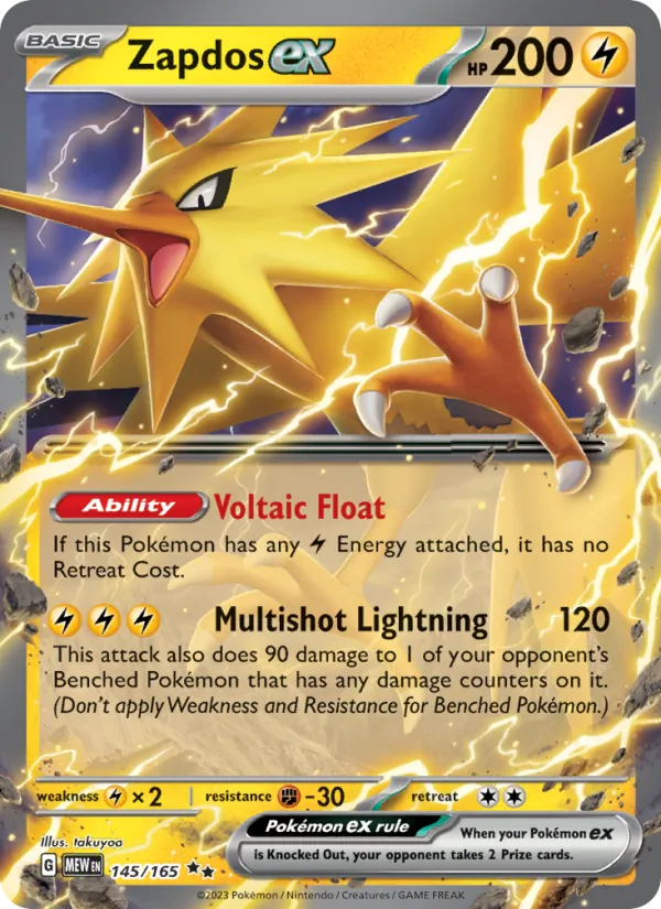 Zapdos ex 145/165 151