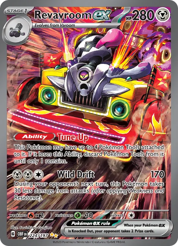 Revavroom ex 224/197 Obsidian Flames