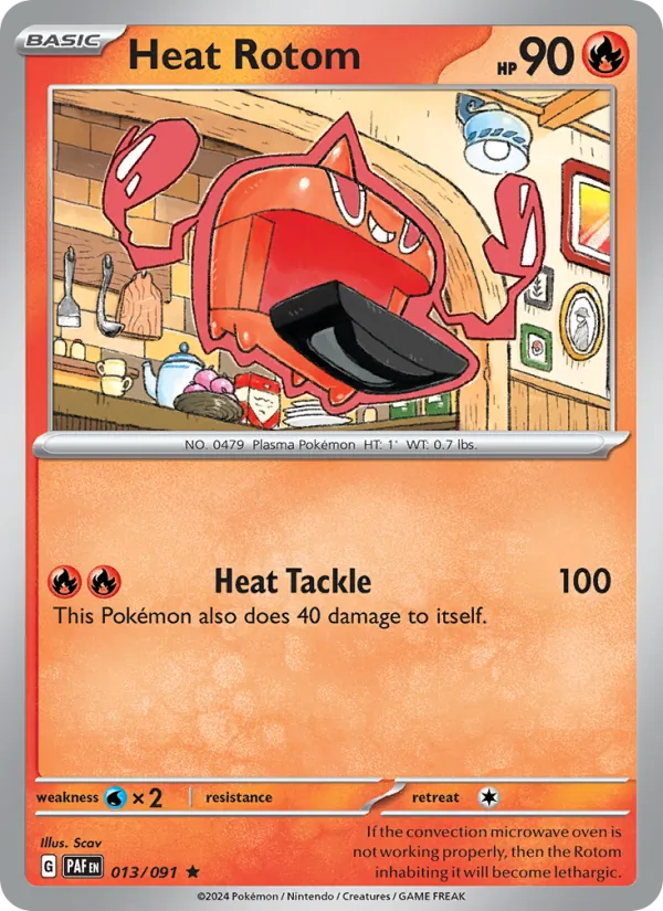 Heat Rotom 013/91 Paldean Fates