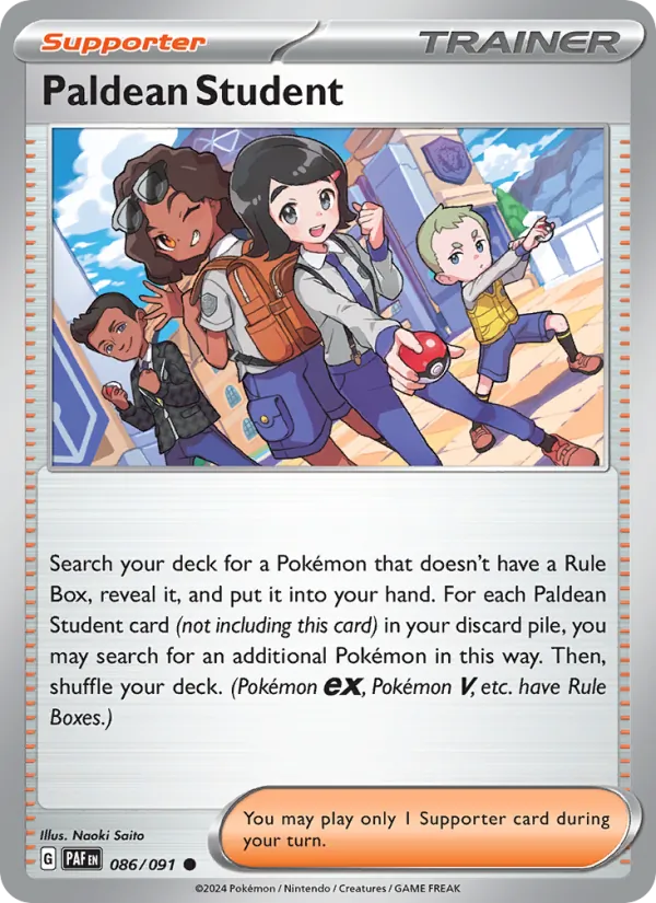 Paldean Student 086/91 Paldean Fates