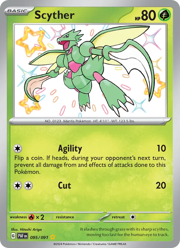 Scyther 095/91 Paldean Fates