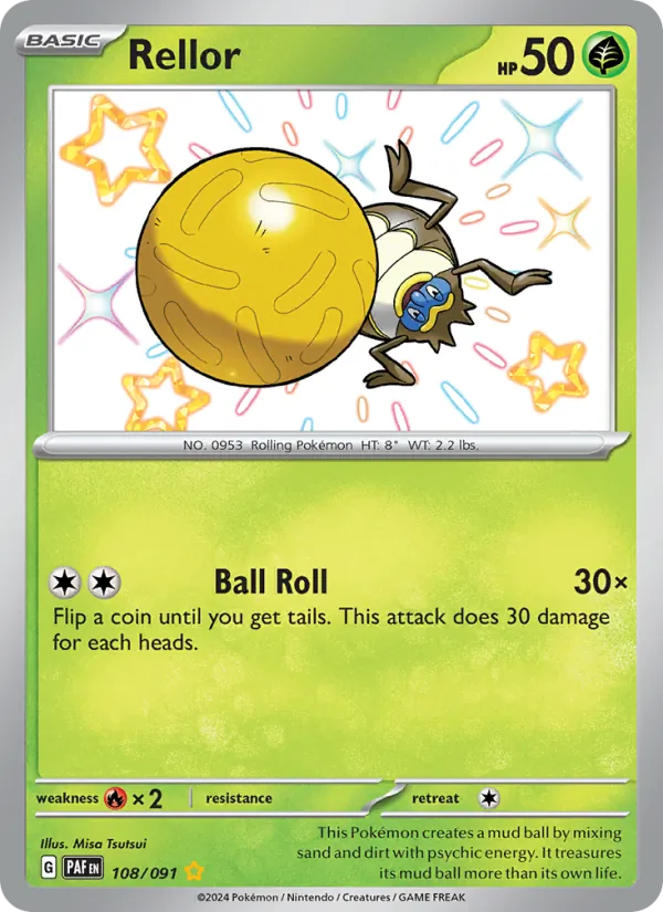 Rellor 108/91 Paldean Fates