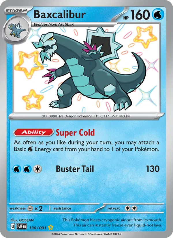 Baxcalibur 130/91 Paldean Fates