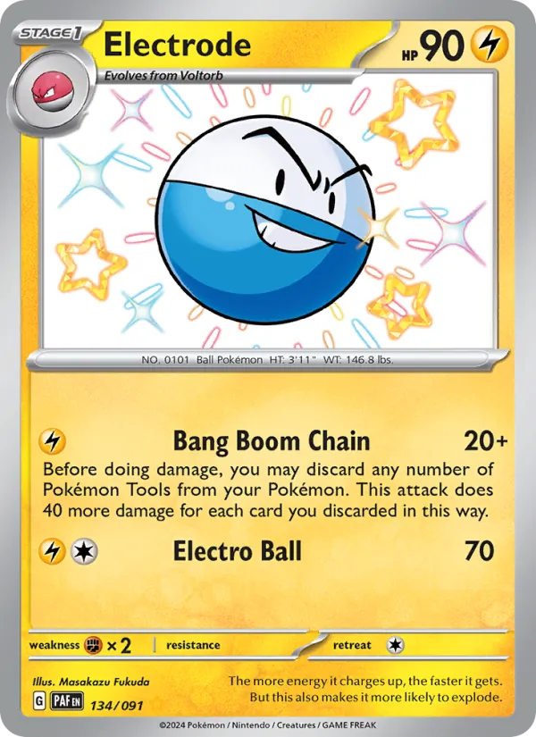 Electrode 134/91 Paldean Fates