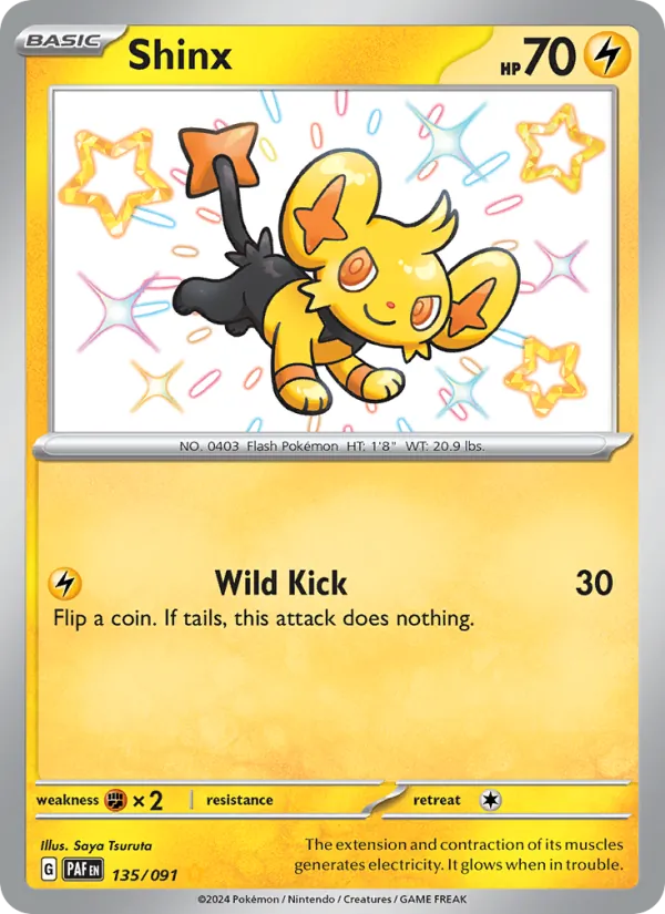 Shinx 135/91 Paldean Fates