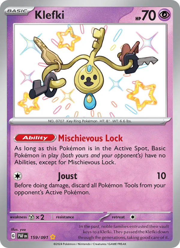 Klefki 159/91 Paldean Fates
