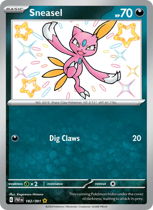 Sneasel 182/91 Paldean Fates