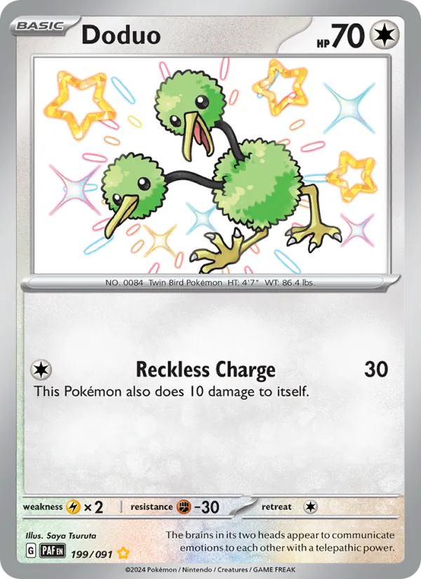 Doduo 199/91 Paldean Fates
