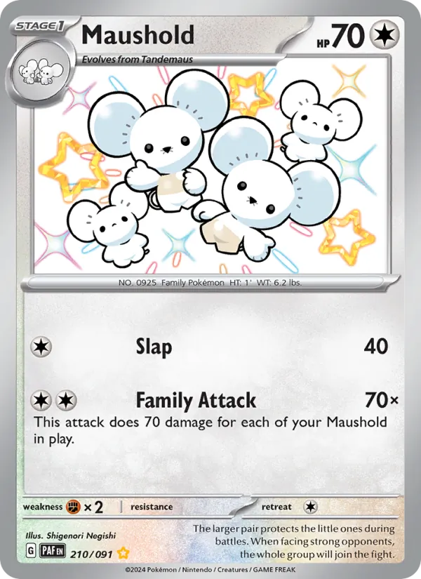 Maushold 210/91 Paldean Fates