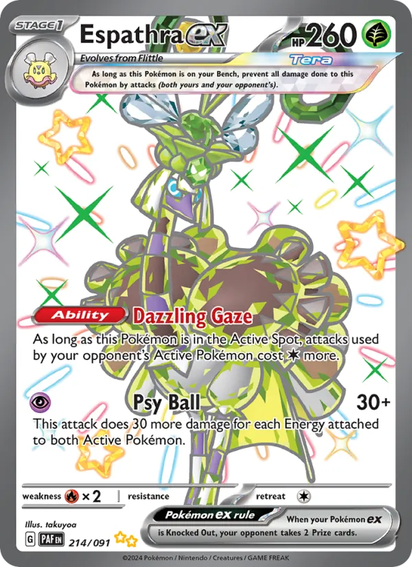Espathra ex 214/91 Paldean Fates
