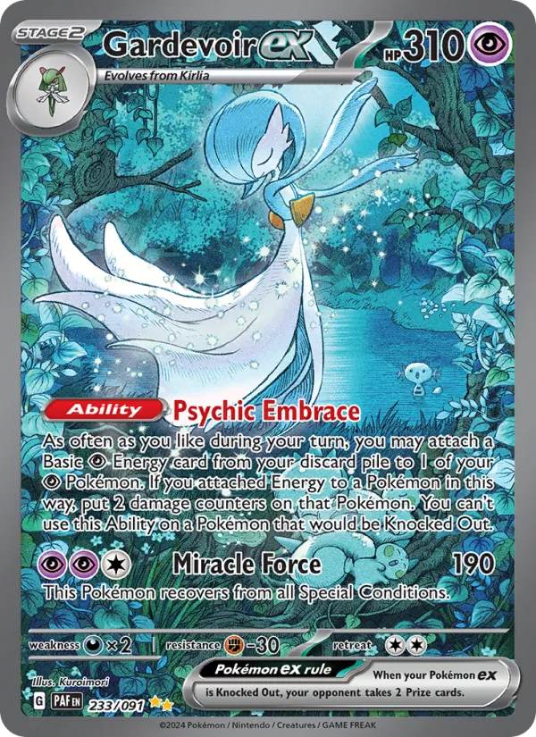 Gardevoir ex 233/91 Paldean Fates