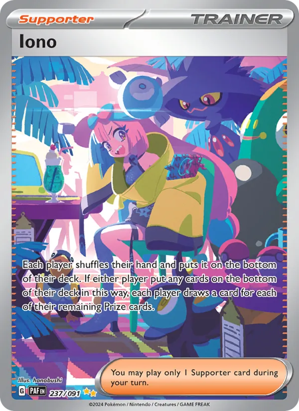 Iono 237/91 Paldean Fates