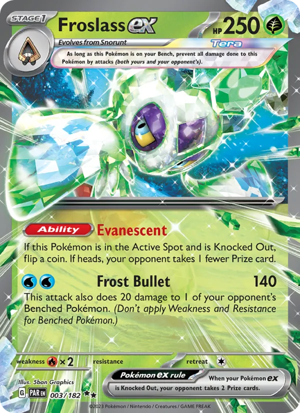 Froslass ex 003/182 Paradox Rift