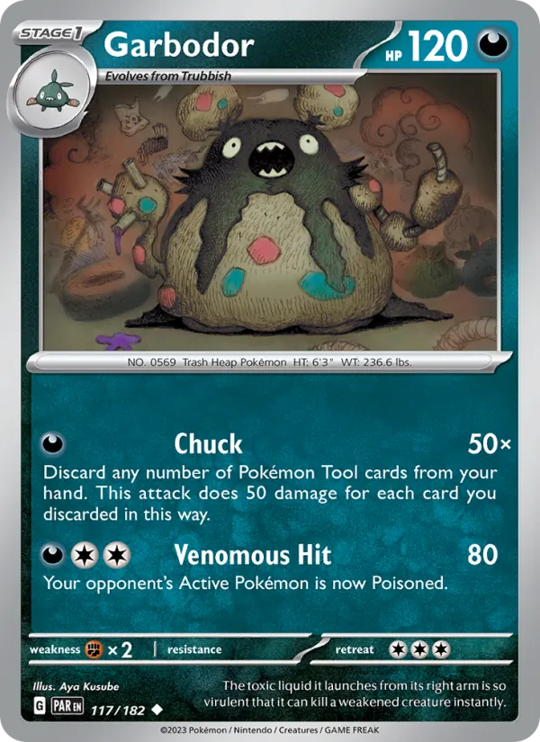 Garbodor 117/182 Paradox Rift