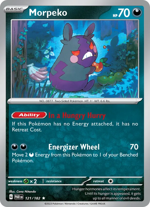 Morpeko 121/182 Paradox Rift