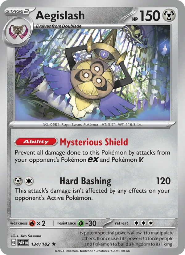 Aegislash 134/182 Paradox Rift