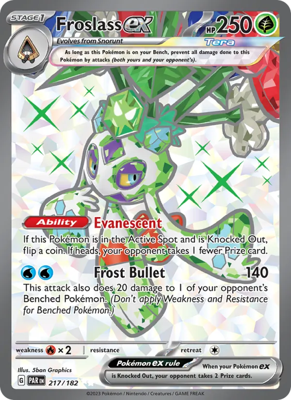 Froslass ex 217/182 Paradox Rift