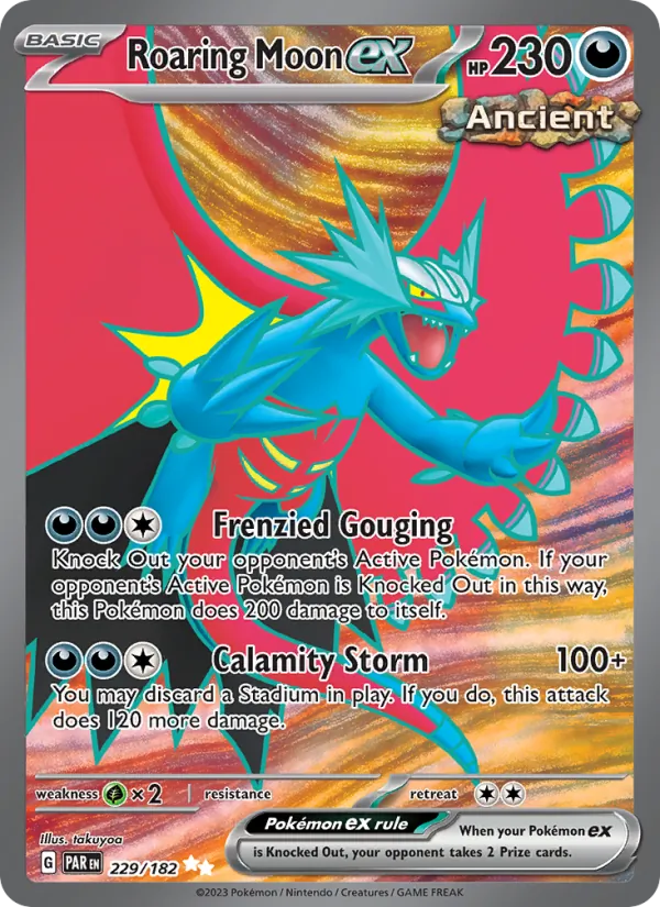 Roaring Moon ex 229/182 Paradox Rift