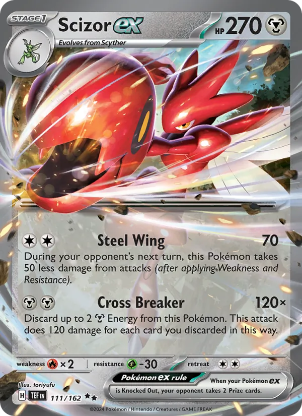 Scizor ex 111/162 Temporal Forces