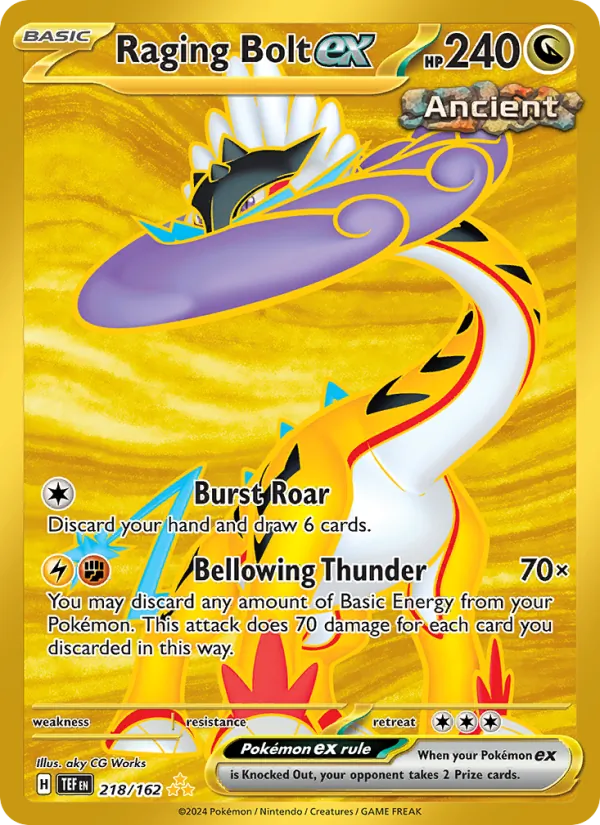 Raging Bolt ex 218/162 Temporal Forces
