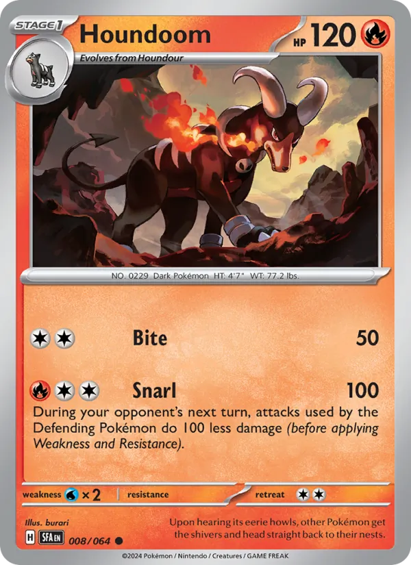 Houndoom 008/64 Shrouded Fable