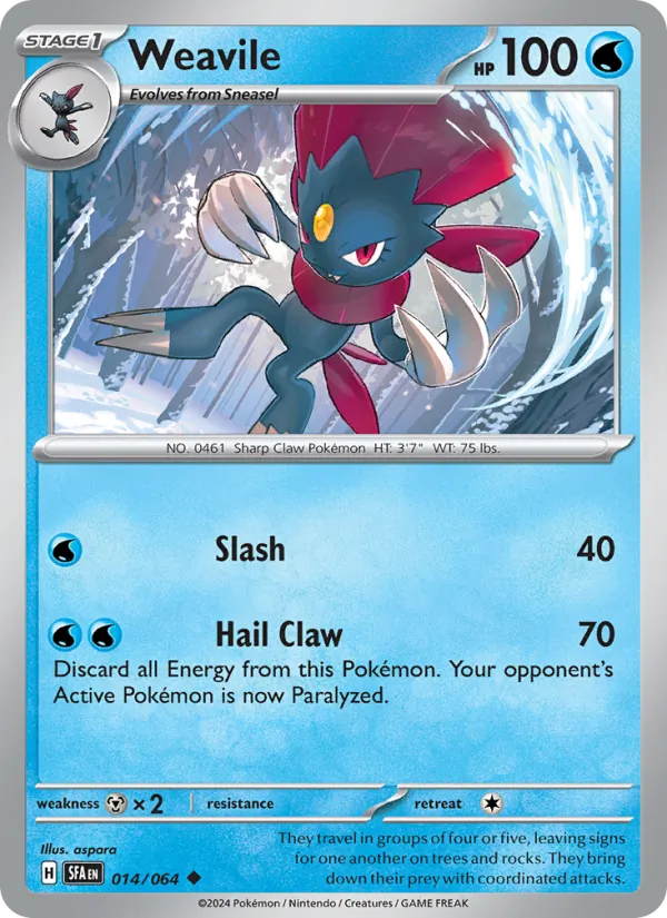 Weavile 014/64 Shrouded Fable