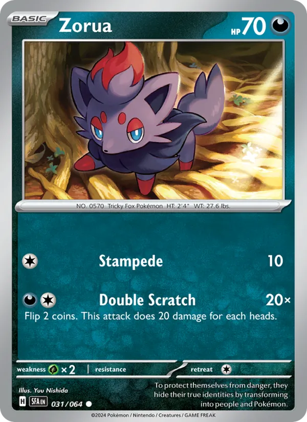 Zorua 031/64 Shrouded Fable