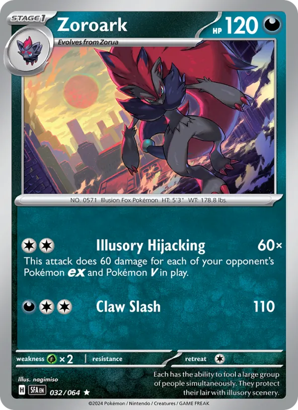 Zoroark 032/64 Shrouded Fable
