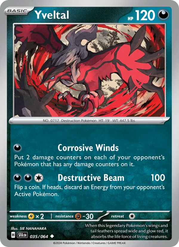 Yveltal 035/64 Shrouded Fable