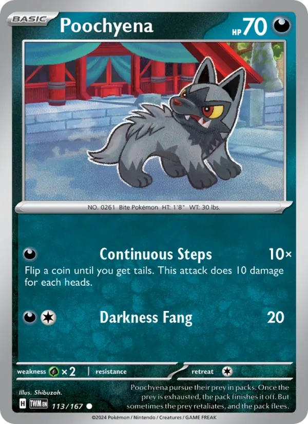Poochyena 113/167 Twilight Masquerade