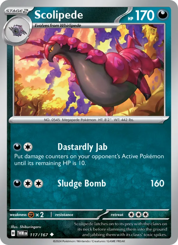 Scolipede 117/167 Twilight Masquerade