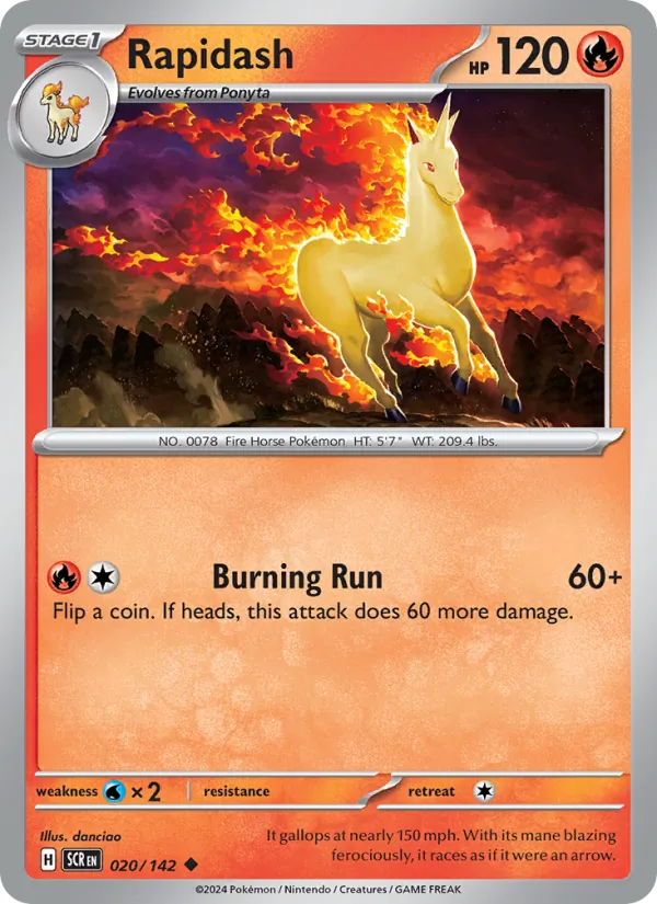 Rapidash 020/142 Stellar Crown