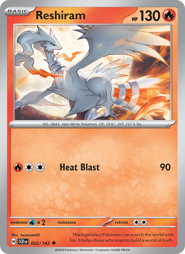 Reshiram 022/142 Stellar Crown
