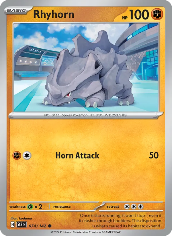 Rhyhorn 074/142 Stellar Crown