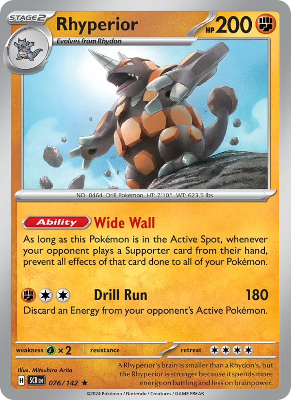 Rhyperior 076/142 Stellar Crown