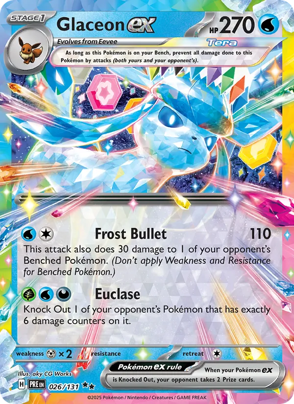Glaceon ex 026/131 Prismatic Evolutions