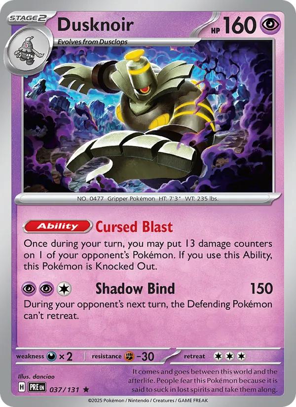 Dusknoir 037/131 Prismatic Evolutions