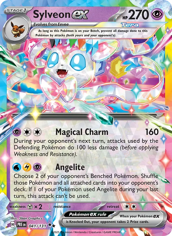 Sylveon ex 041/131 Prismatic Evolutions