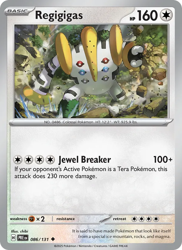 Regigigas 086/131 Prismatic Evolutions