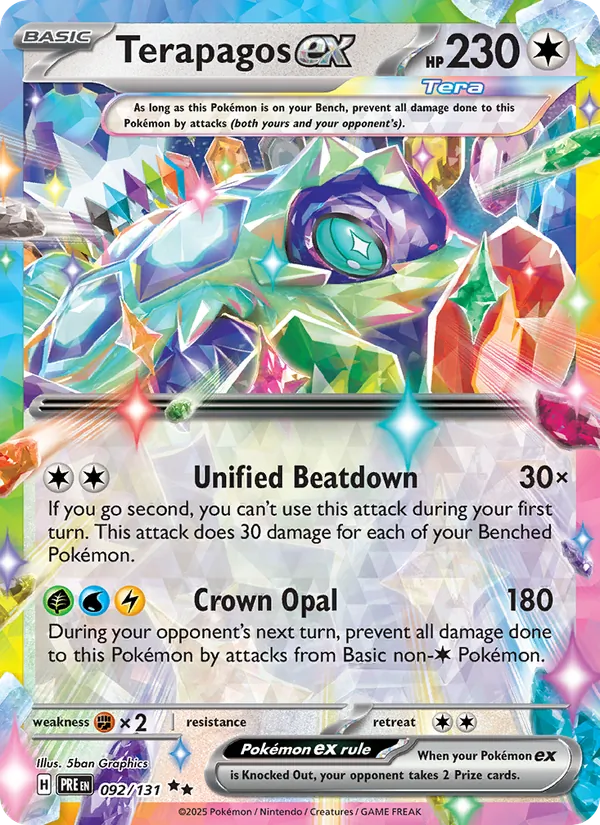 Terapagos ex 092/131 Prismatic Evolutions
