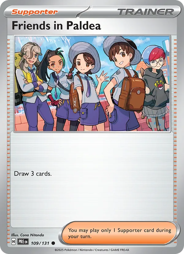 Friends in Paldea 109/131 Prismatic Evolutions