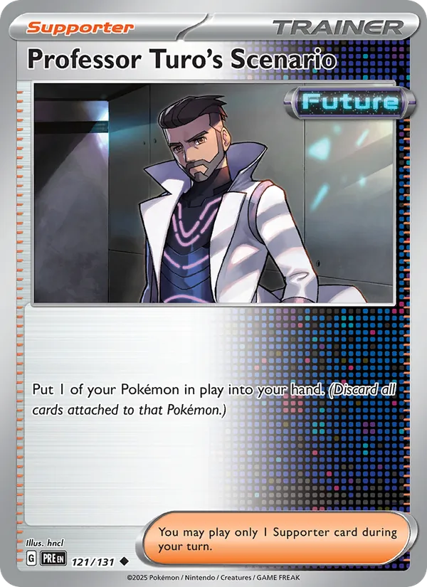 Professor Turo's Scenario 121/131 Prismatic Evolutions