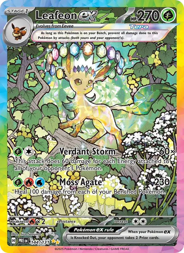 Leafeon ex 144/131 Prismatic Evolutions