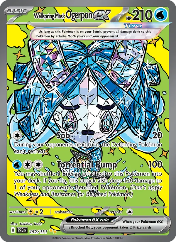 Wellspring Mask Ogerpon ex 152/131 Prismatic Evolutions