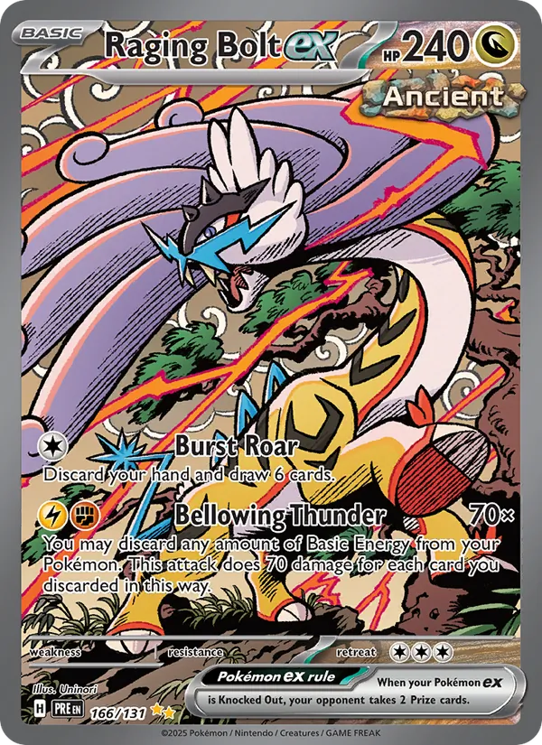 Raging Bolt ex 166/131 Prismatic Evolutions